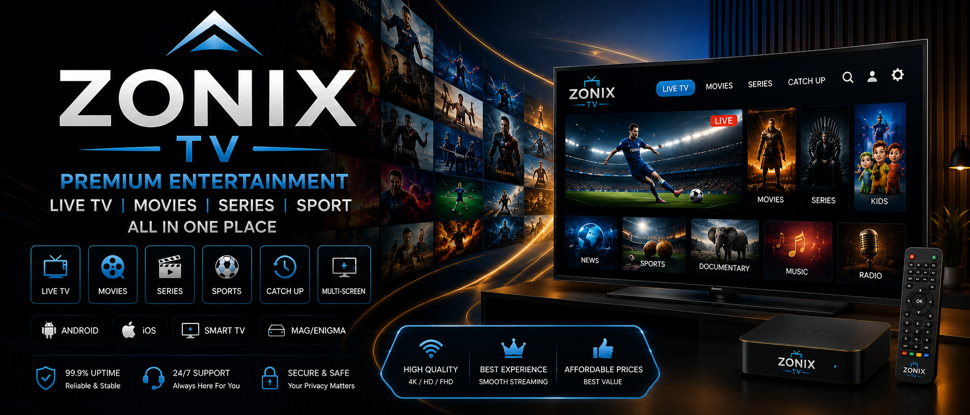 Zonix TV Slide 2